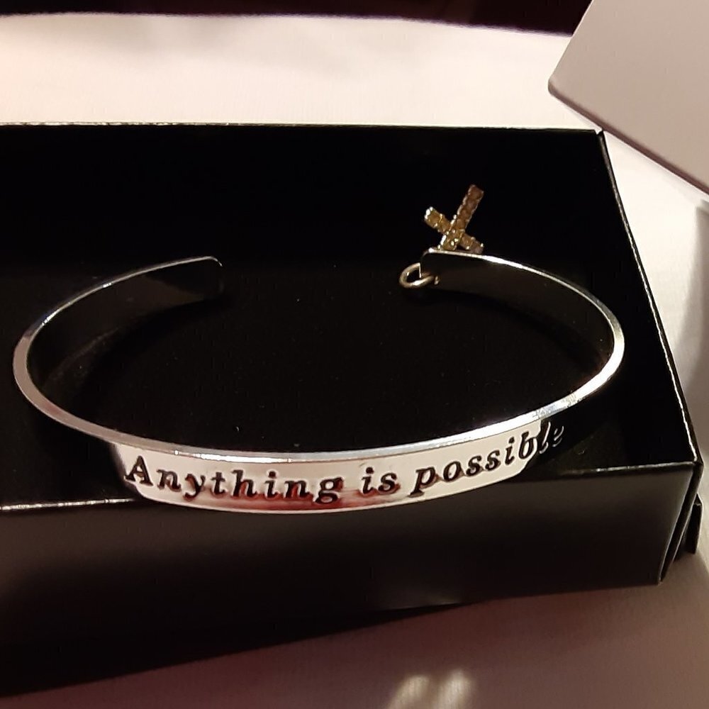 My Truth Charm Bracelet Cross